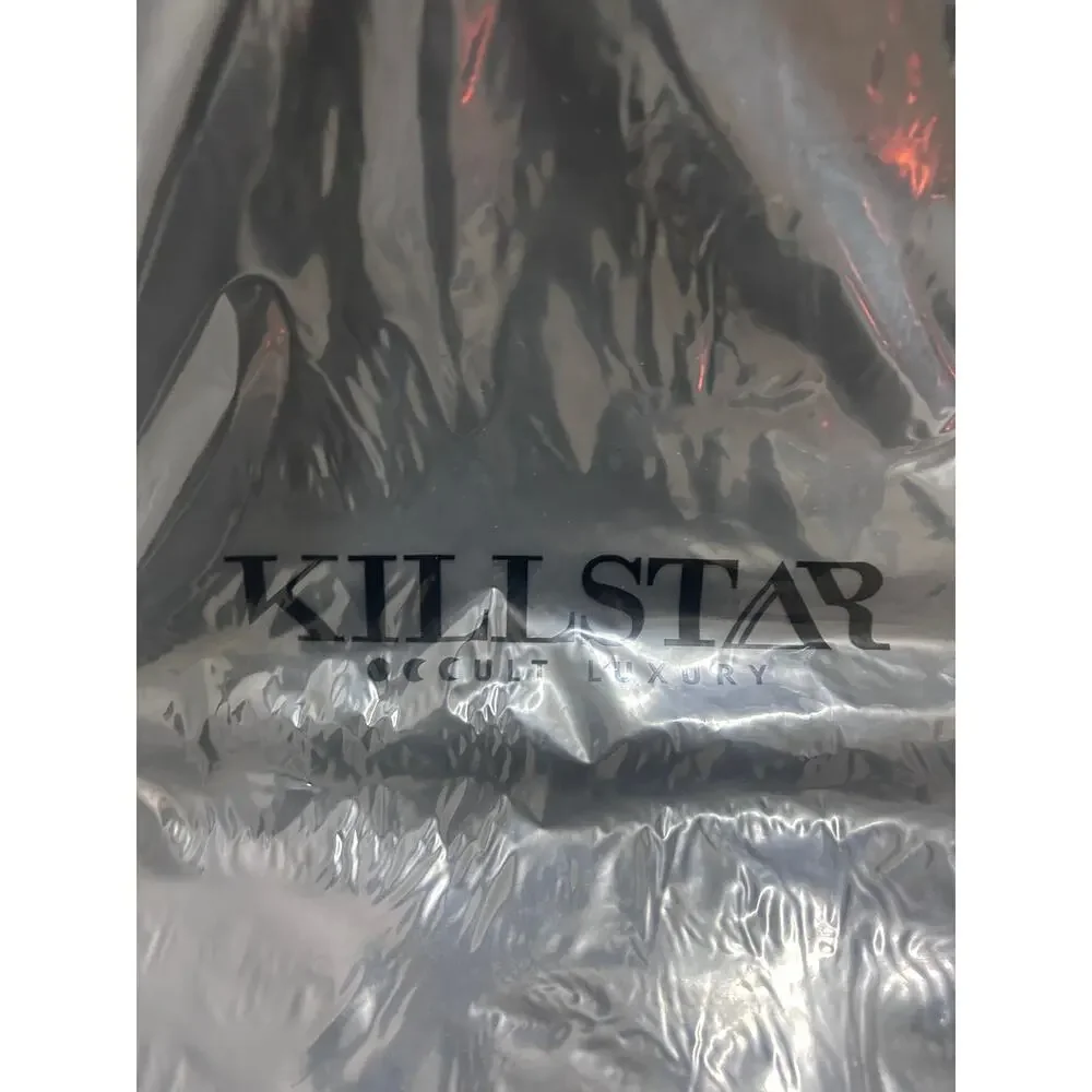 Killstar Good Witch Pillowcases Set Of Two (2) Glow In The Dark BLK Goth Whimsy